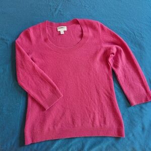 Charter Club Pink Cashmere Sweater
